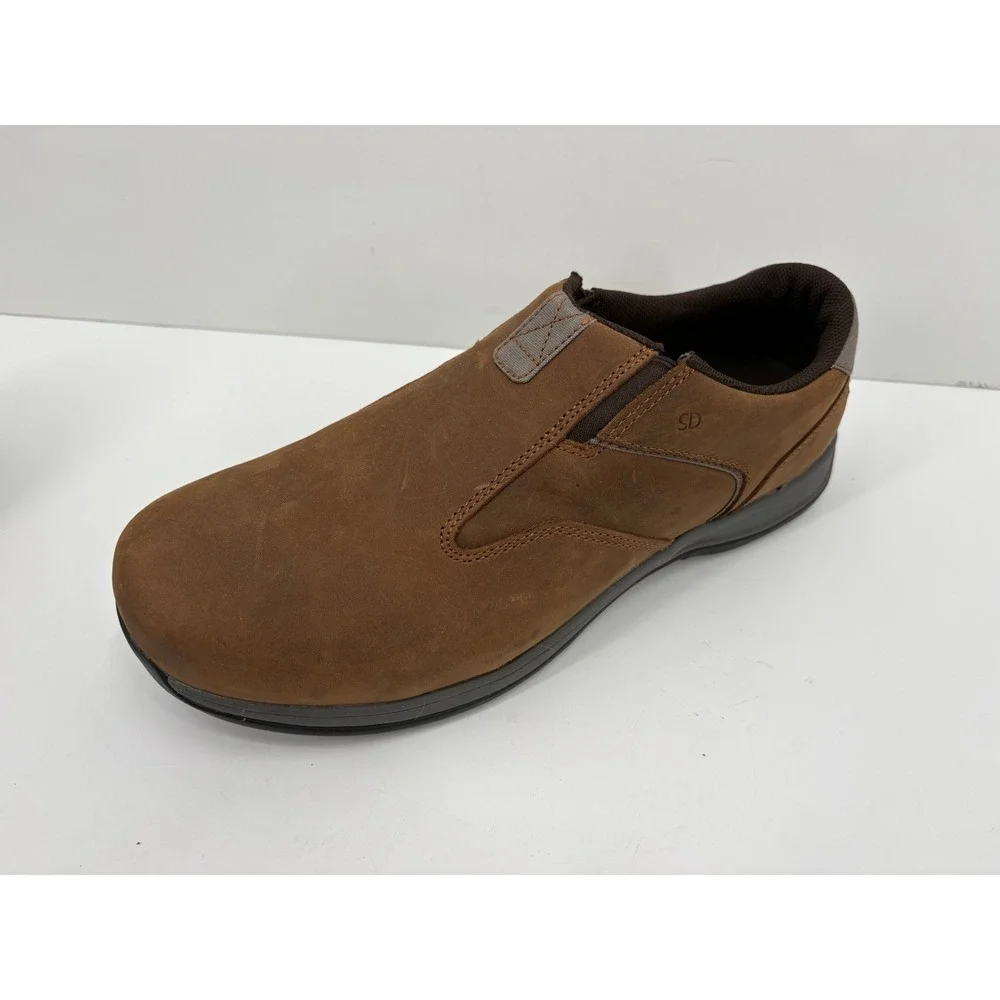 Red Wing ComfortPro 6705 Men's 12 Brown Nubuck Steel Toe Slip On Work Shoes